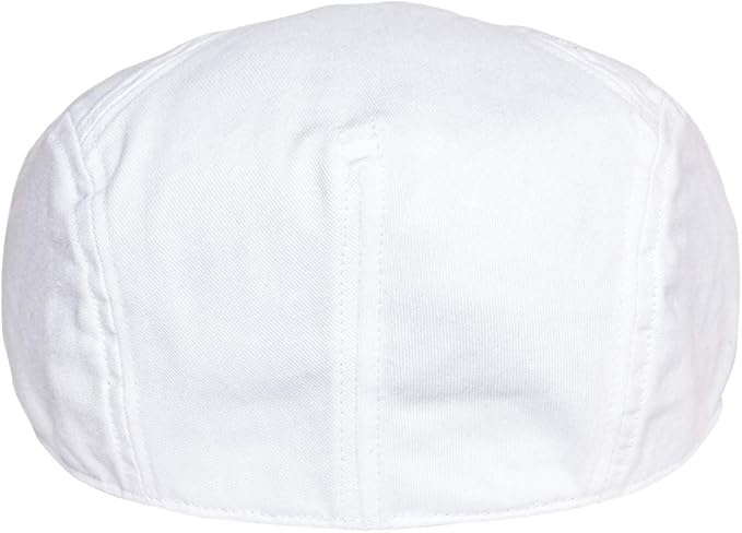 BOTVELA Men Cotton Twill Newsboy Flat Ivy Driving Hat Fitted Cap