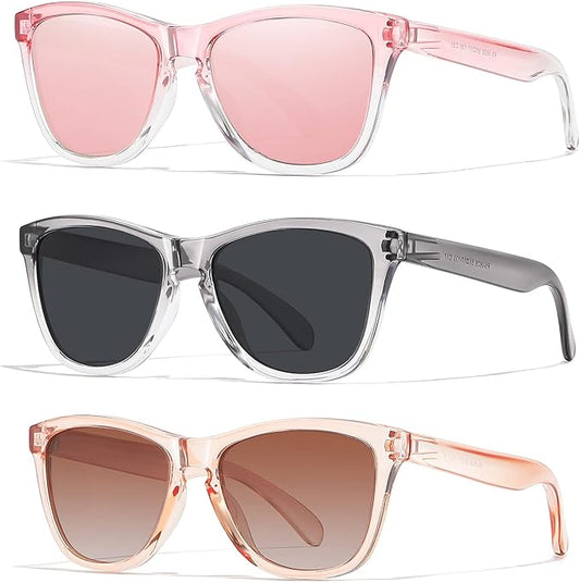 Sunglasses Womens Polarized Sunglasses for Mens Womens Retro Mirror Lens for Driving Fishing UV400 Protection