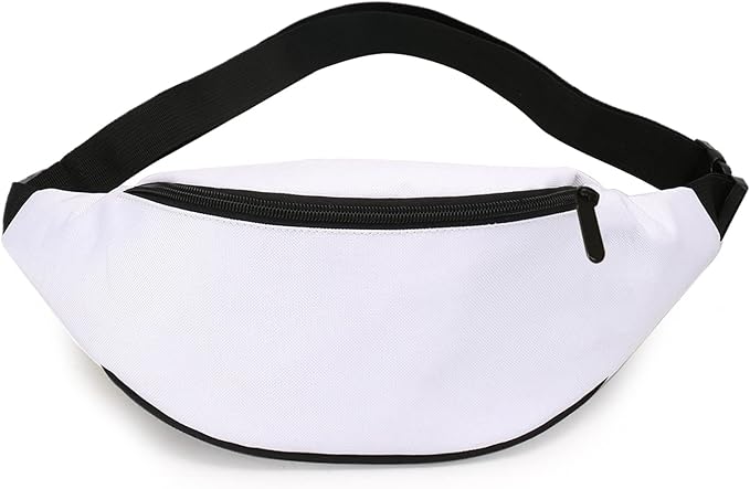 DAITET Crossbody Fanny Pack for Men&Women,Large Waist Bag & Hip Bum Bag with Adjustable Strap for Outdoors Workout Traveling Casual Running Hiking Cycling