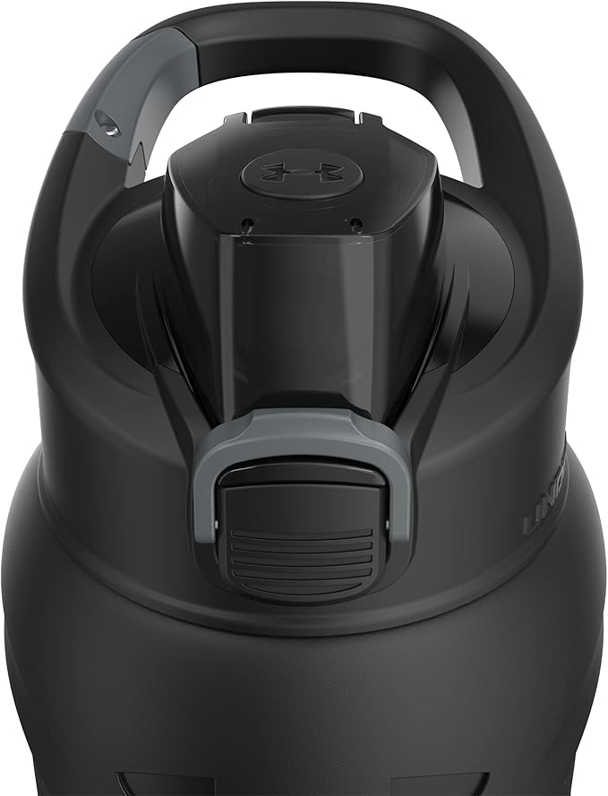 Under Armour 24Oz Stainless Steel Water Bottle, Insulated, Carabiner Easy Carry Hook, Leak Proof, Kids & Adults, All Sports, Gym