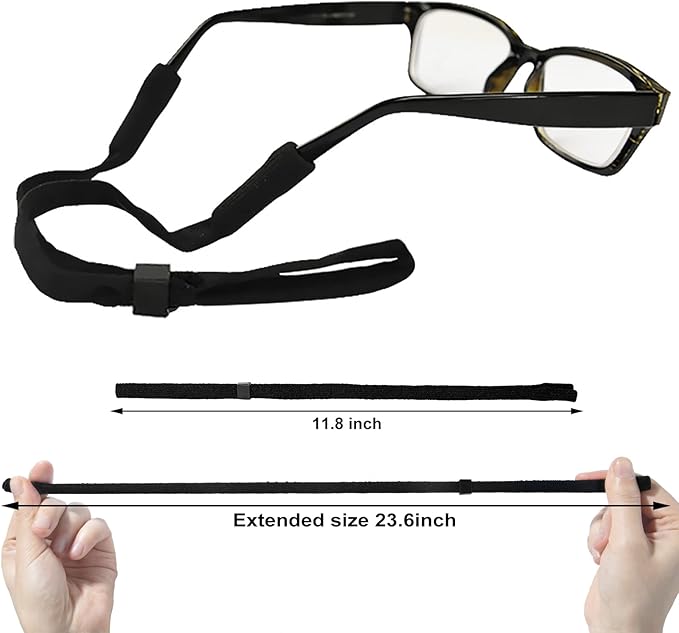 10 Pack Glasses Strap Adjustable Eyeglass Holder Around Neck Glasses Lanyard Eye Glasses String Sunglasses Strap Cord Eyewear Retainer for Men Women Sports Reading
