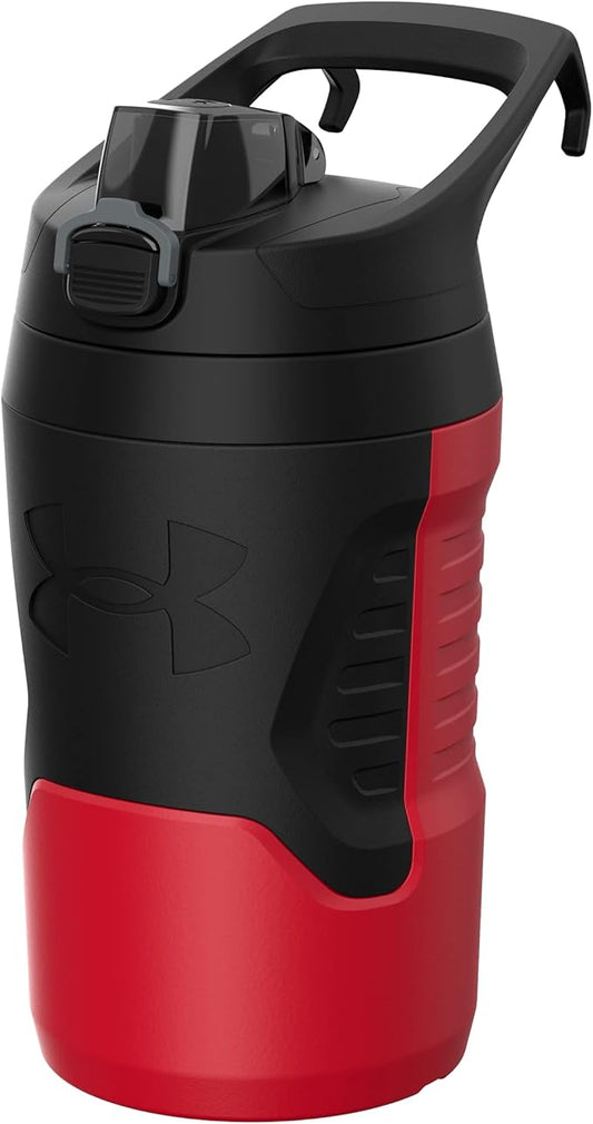 Under Armour 32 oz Insulated Water Bottles - Sports Water Jug with Handle, Fence Hook, Leak Resistant for Baseball, Football & More, 32 oz Water Bottles, Sports Water Bottle Insulated
