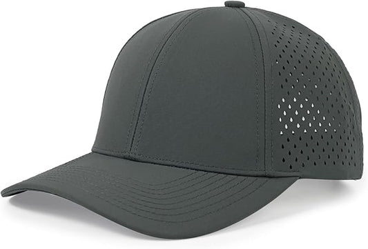 kozinu Quick Dry Baseball Cap Curved Brim Snapback Hat Laser Cut Mesh Ball Cap Golf Ball Cap for Men Women
