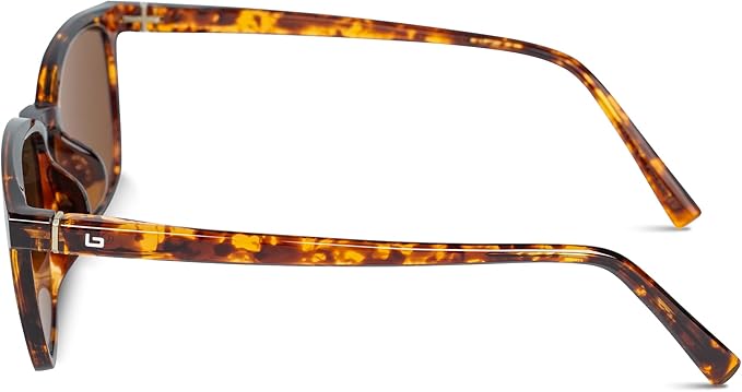 B.N.U.S Scratch-Resistant Polarized Sunglasses with Corning Glass Lenses for Superior Clarity and UV Protection