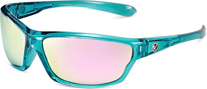 Nitrogen Polarized Wrap Around Sport Sunglasses for Men Women UV400 Driving Fishing Running Sun Glasses