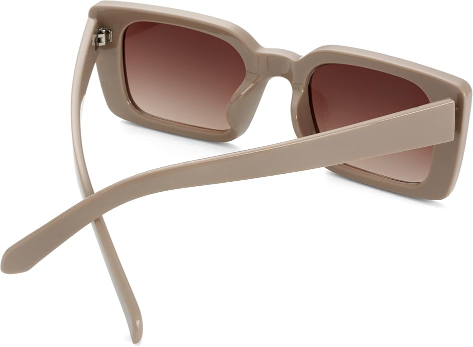 Onrtry Rectangle Sunglasses for Women Men Vintage Fashion Sun Glasses