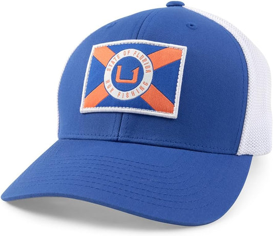 HUK Men's Trucker, Anti-Glare Snapback Fishing Hat