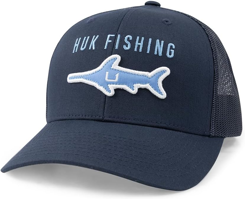 HUK Men's Trucker, Anti-Glare Snapback Fishing Hat