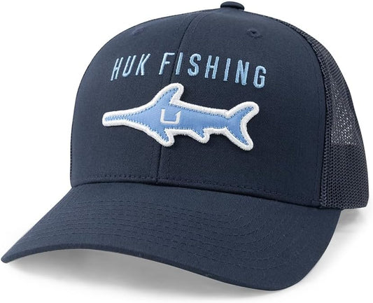 HUK Men's Trucker, Anti-Glare Snapback Fishing Hat