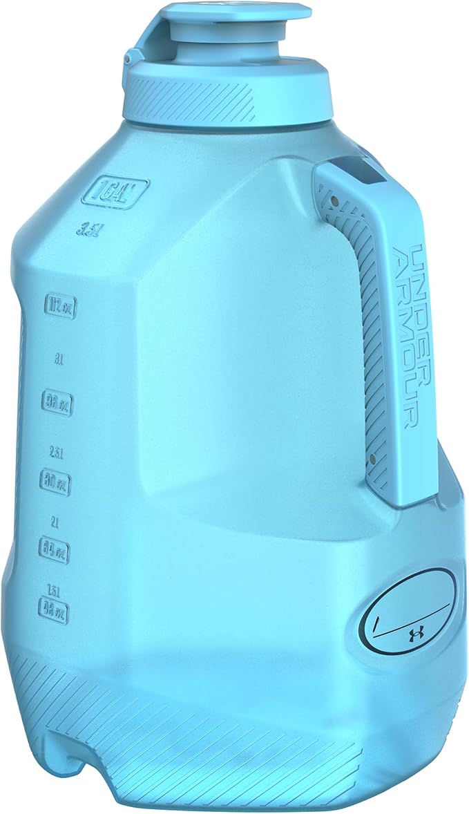 Under Armour 1 Gallon Water Bottle, Large Sports Jug, Durable, Gym Water Bottles for Men and Women, Football, Basketball