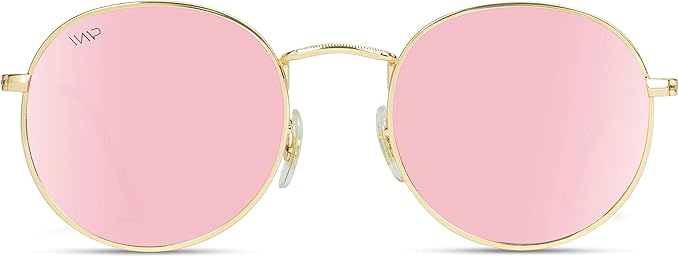 WearMe Pro - Reflective Lens Round Trendy Sunglasses