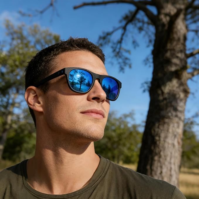 3 Pack Polarized Sunglasses for Men Women, Lightweight UV Protection Sports Sun Glasses for Driving Fishing Golf