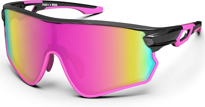 BEACOOL Polarized Sports Sunglasses for Men Women Youth Baseball Cycling Running Driving Fishing Golf Motorcycle TAC Glasses