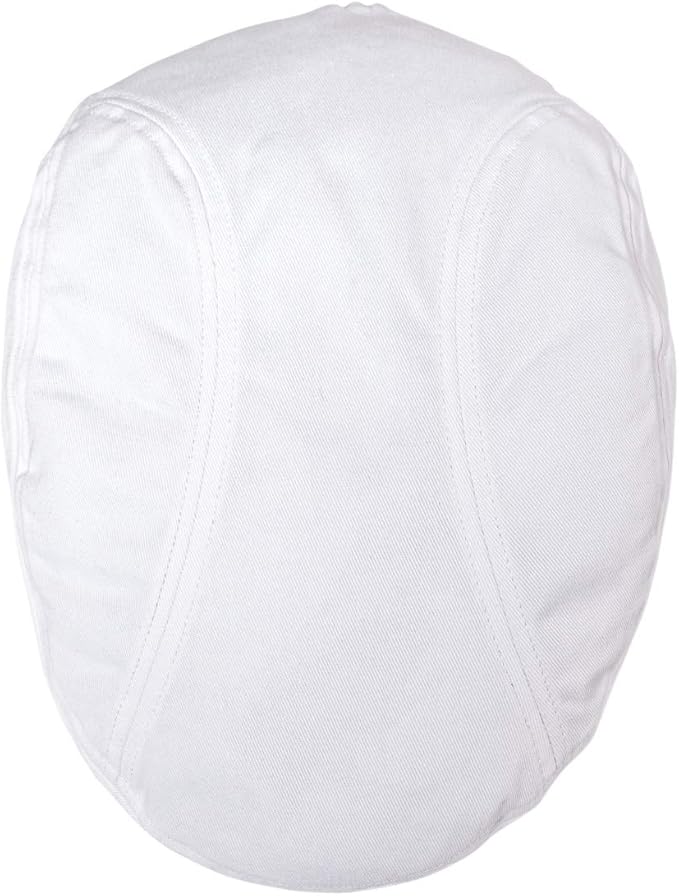 BOTVELA Men Cotton Twill Newsboy Flat Ivy Driving Hat Fitted Cap