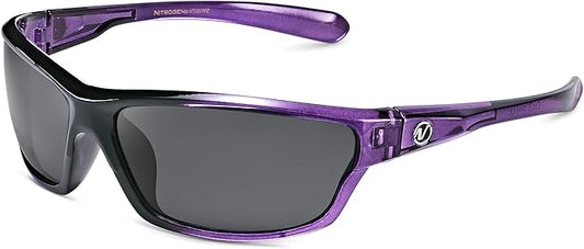 Nitrogen Polarized Wrap Around Sport Sunglasses for Men Women UV400 Driving Fishing Running Sun Glasses