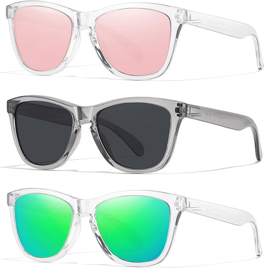 Sunglasses Womens Polarized Sunglasses for Mens Womens Retro Mirror Lens for Driving Fishing UV400 Protection