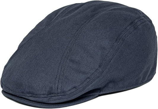 BOTVELA Men Cotton Twill Newsboy Flat Ivy Driving Hat Fitted Cap
