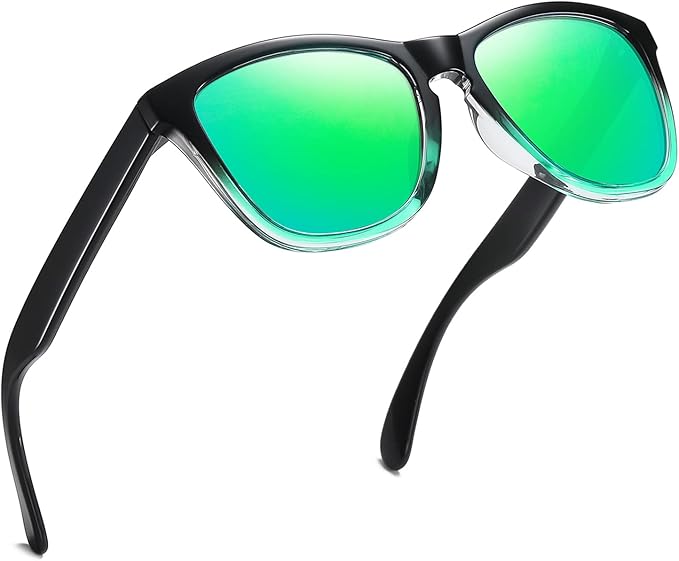 Sunglasses Womens Polarized Sunglasses for Mens Womens Retro Mirror Lens for Driving Fishing UV400 Protection