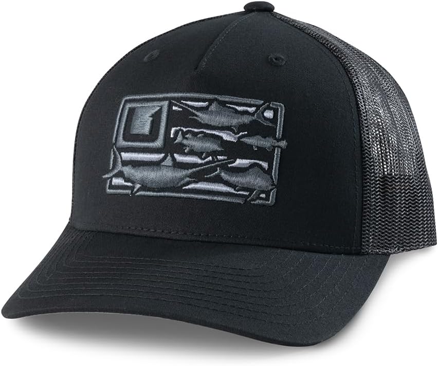 HUK Men's Trucker, Anti-Glare Snapback Fishing Hat