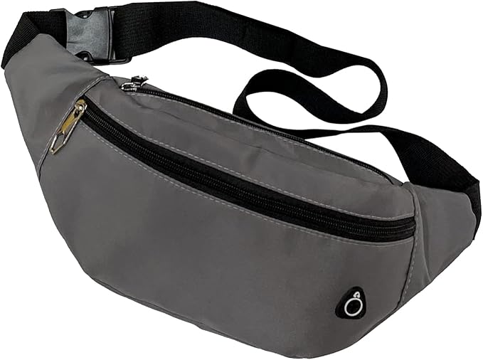 DAITET Crossbody Fanny Pack for Men&Women,Large Waist Bag & Hip Bum Bag with Adjustable Strap for Outdoors Workout Traveling Casual Running Hiking Cycling