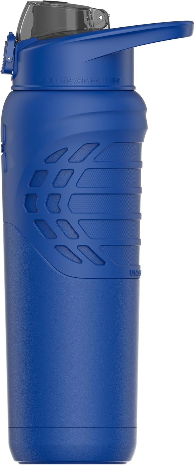 Under Armour 24Oz Stainless Steel Water Bottle, Insulated, Carabiner Easy Carry Hook, Leak Proof, Kids & Adults, All Sports, Gym