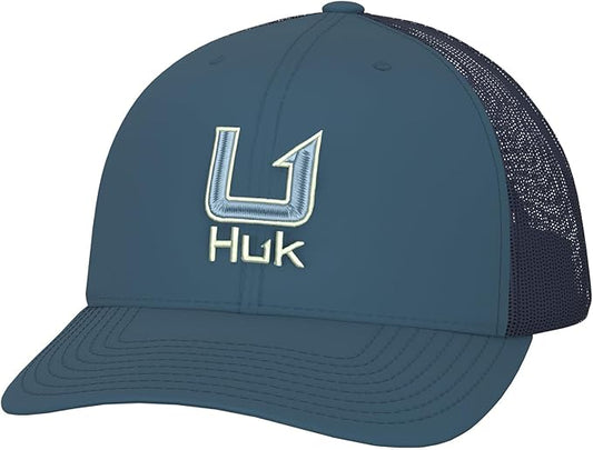 HUK Men's Trucker, Anti-Glare Snapback Fishing Hat