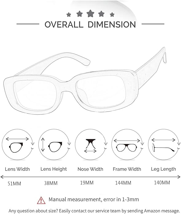 Kursan Small Rectangle Sunglasses for Women Men Square Frame Sun Glasses – 100% UV400 Protection