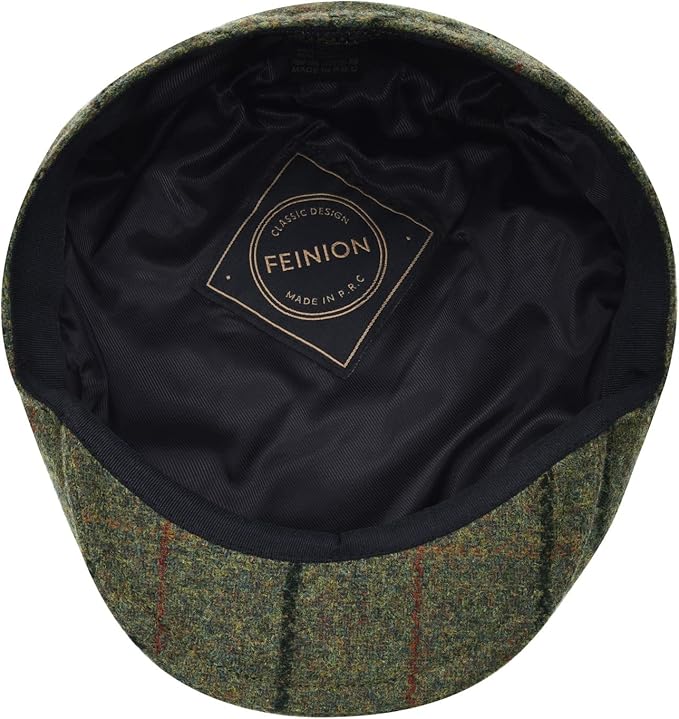 Men's Wool Tweed Newsboy Ivy Cap Gatsby Golf Flat Hat