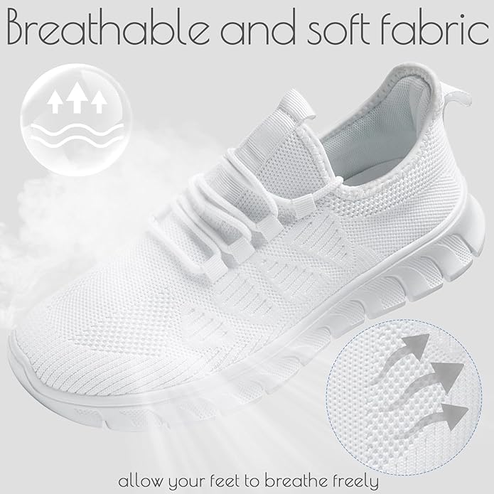 ZGPWZWL Mens Running Shoes Sneakers for Men Tennis Gym Athletic Lightweight Walking Comfortable Workout Sports Shoes