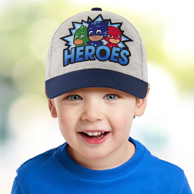 PJ Masks Baseball Cap and Adjustable Toddler Hat, 2-4 Or Boy for Kids Ages 4-7