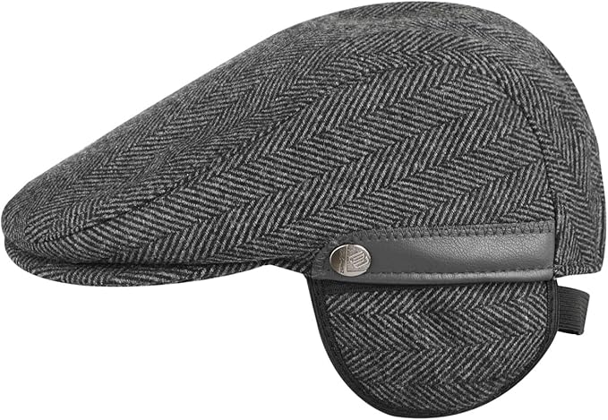 Sumolux Mens Newsboy Hat Flat Cap Gatsby Newsboy Lvy Irish Hats Driving Cabbie Hunting Cap