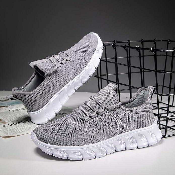 ZGPWZWL Mens Running Shoes Sneakers for Men Tennis Gym Athletic Lightweight Walking Comfortable Workout Sports Shoes