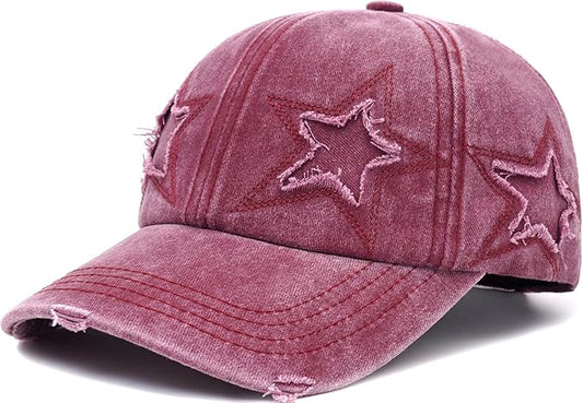 YeeHeen Vintage Washed Distressed Baseball Cap for Women Men Adjustable Sports Hat
