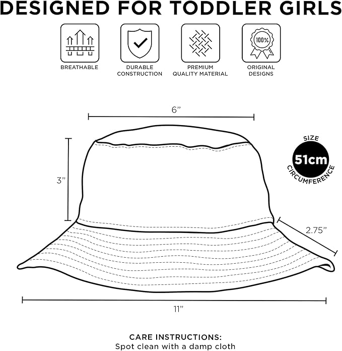 Hasbro Bucket Baseball Cap, Peppa Pig Toddler Sun Hat for Ages 2-4
