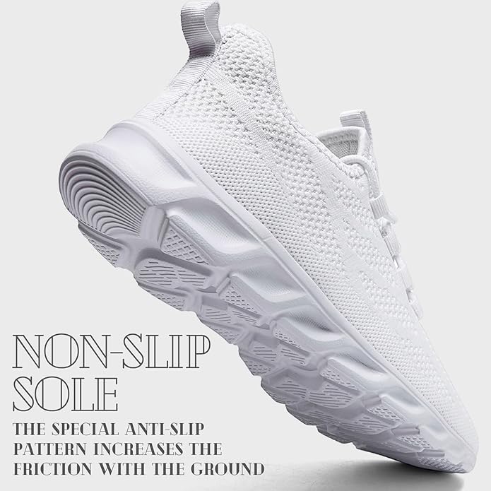 ZGPWZWL Mens Running Shoes Sneakers for Men Tennis Gym Athletic Lightweight Walking Comfortable Workout Sports Shoes