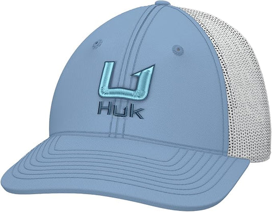 HUK Men's Trucker, Anti-Glare Snapback Fishing Hat