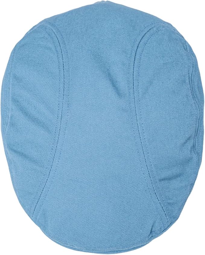 BOTVELA Men Cotton Twill Newsboy Flat Ivy Driving Hat Fitted Cap