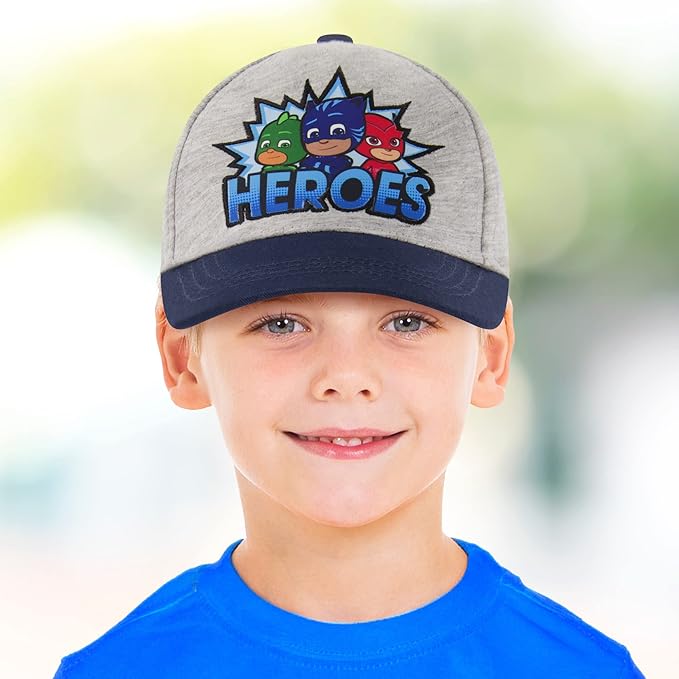 PJ Masks Baseball Cap and Adjustable Toddler Hat, 2-4 Or Boy for Kids Ages 4-7