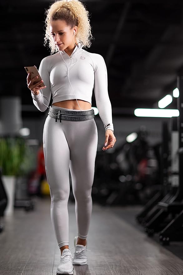 Fitgriff® Running Belt for Men & Women - Secure Jogging Pouch for Phone, Keys & Essentials - For All Cell Phones