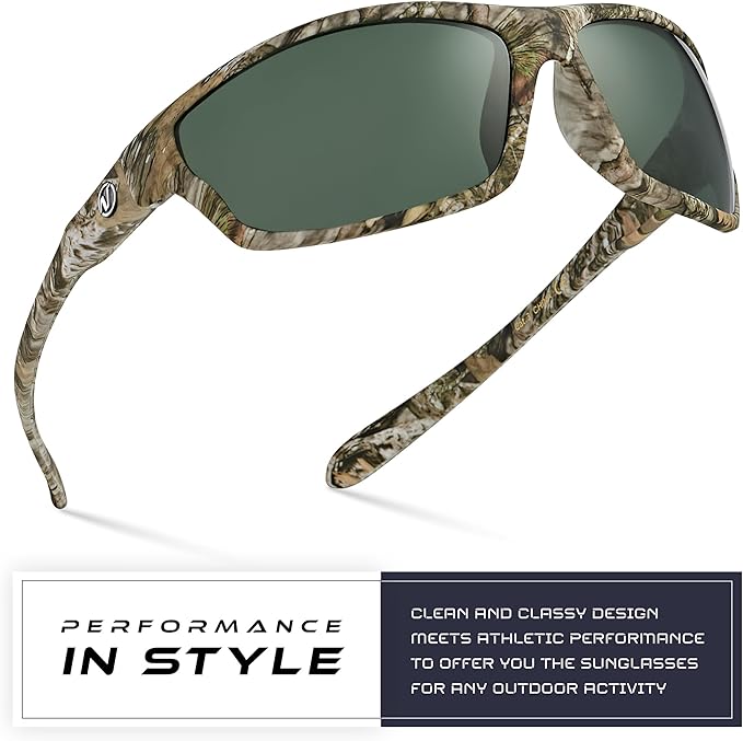 Nitrogen Polarized Wrap Around Sport Sunglasses for Men Women UV400 Driving Fishing Running Sun Glasses