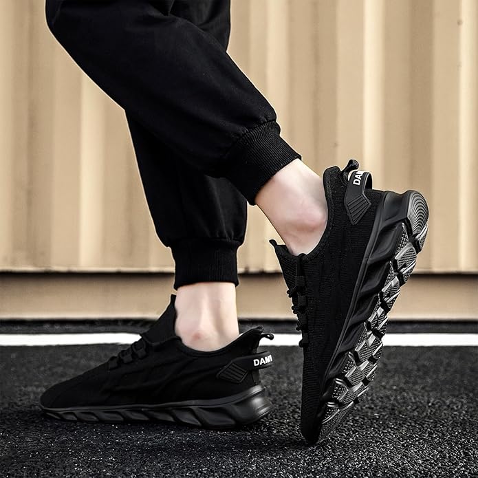 ZGPWZWL Mens Running Shoes Sneakers for Men Tennis Gym Athletic Lightweight Walking Comfortable Workout Sports Shoes