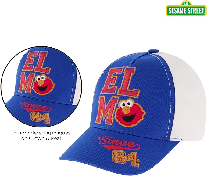 Sesame Street Girls' Ages 2-4 Hat, Elmo, Abby Cadabby Adjustable for Toddler