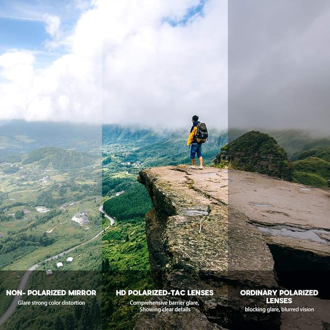 BEACOOL Polarized Sports Sunglasses for Men Women Youth Baseball Cycling Running Driving Fishing Golf Motorcycle TAC Glasses