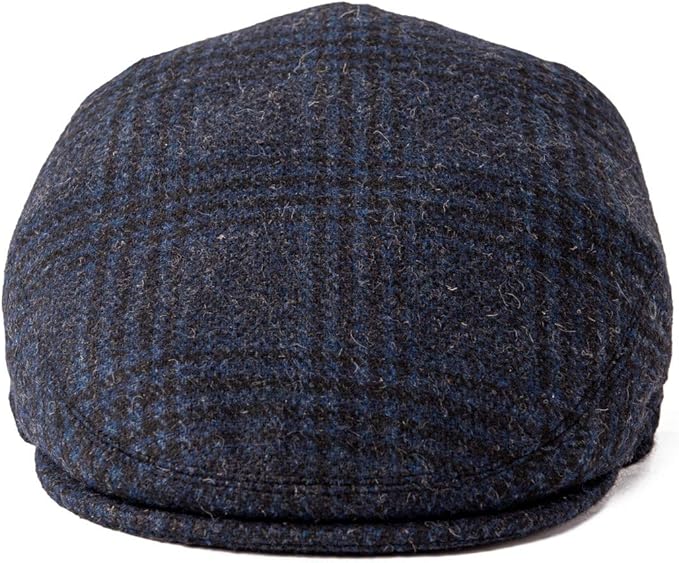 Men's Wool Tweed Newsboy Ivy Cap Gatsby Golf Flat Hat