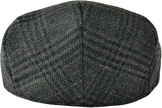 Men's Wool Tweed Newsboy Ivy Cap Gatsby Golf Flat Hat