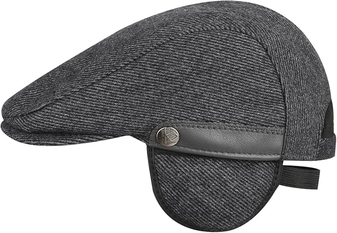 Sumolux Mens Newsboy Hat Flat Cap Gatsby Newsboy Lvy Irish Hats Driving Cabbie Hunting Cap