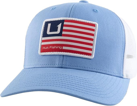 HUK Men's Trucker, Anti-Glare Snapback Fishing Hat
