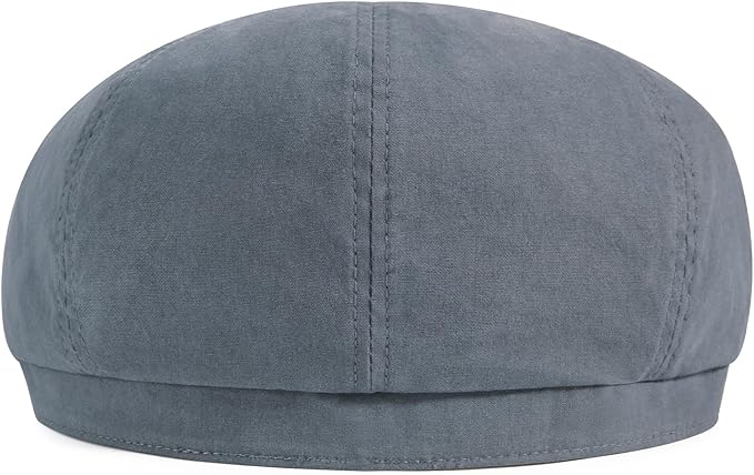 BOTVELA Men's Newsboy Gatsby Hat Cotton Vintage Flat Ivy Cabbie Cap