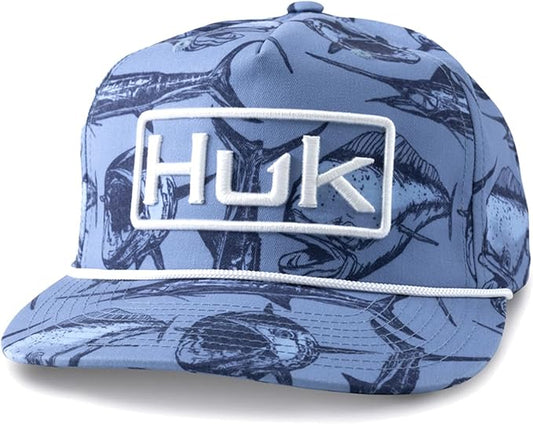 HUK Men's Trucker, Anti-Glare Snapback Fishing Hat
