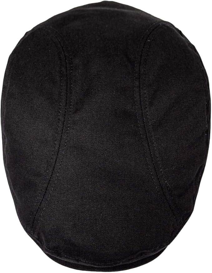 BOTVELA Men Cotton Twill Newsboy Flat Ivy Driving Hat Fitted Cap